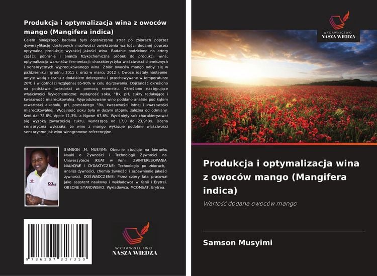 Produktbild: Produkcja i optymalizacja wina z owoc&oacute;w mango (Mangifera indica)
