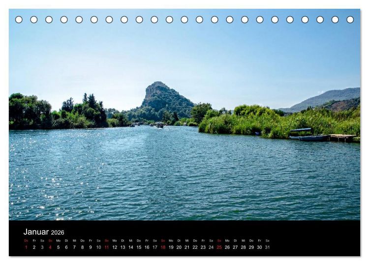 Produktbild: T&uuml;rkische Riviera - Entlang der lykischen K&uuml;ste (Tischkalender 2026 DIN A5 quer), CALVENDO Monatskalender