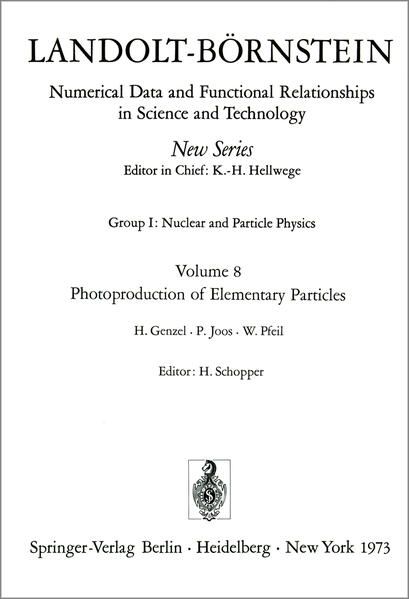 Produktbild: Photoproduction of Elementary Particles / Photoproduktion von Elementarteilchen