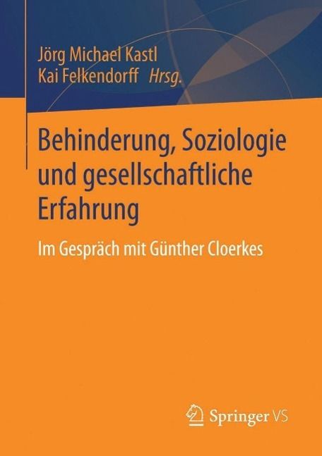 Produktbild: Behinderung, Soziologie und gesellschaftliche Erfahrung