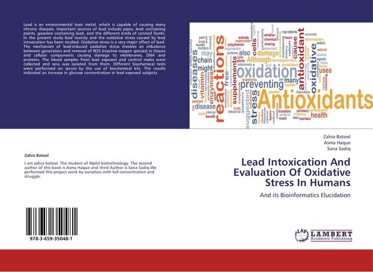 Produktbild: Lead Intoxication And Evaluation Of Oxidative Stress In Humans