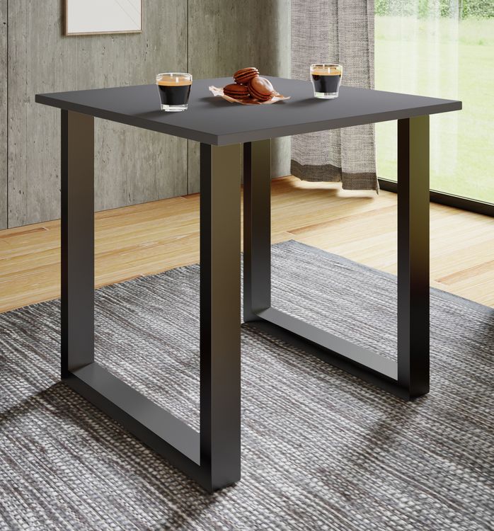Produktbild: Premium Holz Esstisch K&uuml;chentisch Xona U 80x80