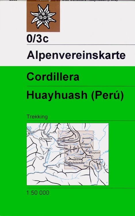 Produktbild: DAV Karte 0/3C Cordillera Huayhuash Peru