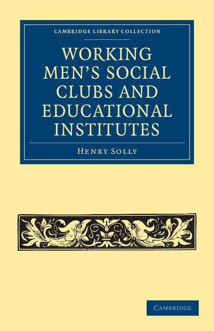 Produktbild: Working Men's Social Clubs and Educational Institutes