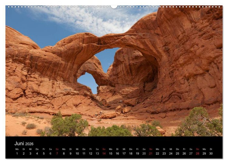 Produktbild: USA Landschaftskalender (Wandkalender 2026 DIN A2 quer), CALVENDO Monatskalender