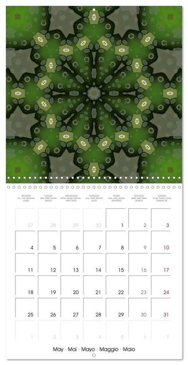 Produktbild: Mandalas Recherche int&eacute;rieure (Calendrier mural carr&eacute; 2026 30x30 cm) Calendrier double avec une page pour vos prises de notes