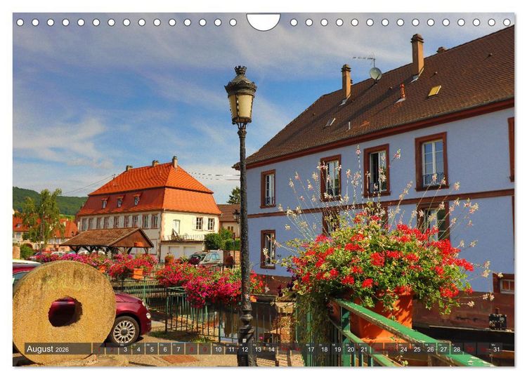 Produktbild: Bienvenue &agrave; Wissembourg. Spaziergang durch Wei&szlig;enburg im Elsass (Wandkalender 2026 DIN A4 quer), CALVENDO Monatskalender