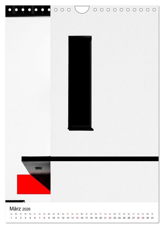 Produktbild: Fassaden-Architektur im Stil des BAUHAUS (Wandkalender 2026 DIN A4 hoch), CALVENDO Monatskalender