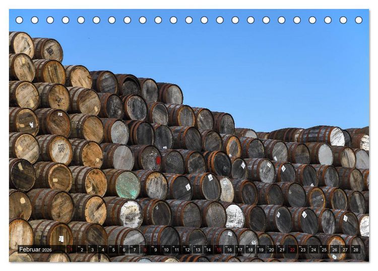 Produktbild: Whisky Distillery - Schottische Brennereien (Tischkalender 2026 DIN A5 quer), CALVENDO Monatskalender