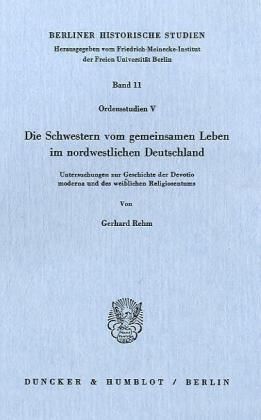 Produktbild: Die Schwestern vom gemeinsamen Leben im nordwestlichen Deutschland.