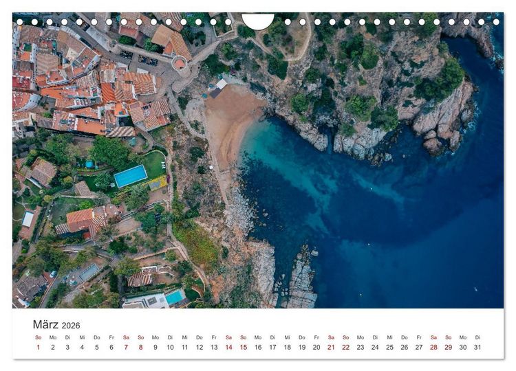 Produktbild: Spanien Luftaufnahmen (Wandkalender 2026 DIN A4 quer), CALVENDO Monatskalender
