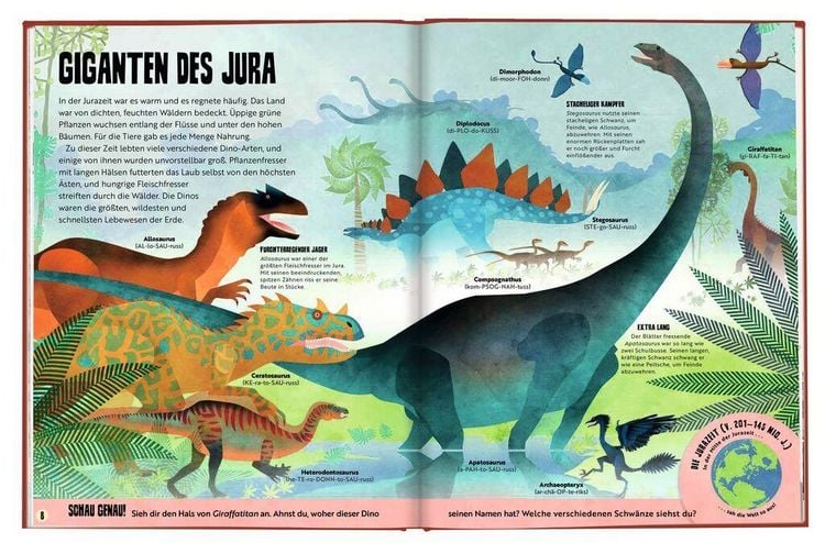Produktbild: Mein saurierstarker Dino-Atlas