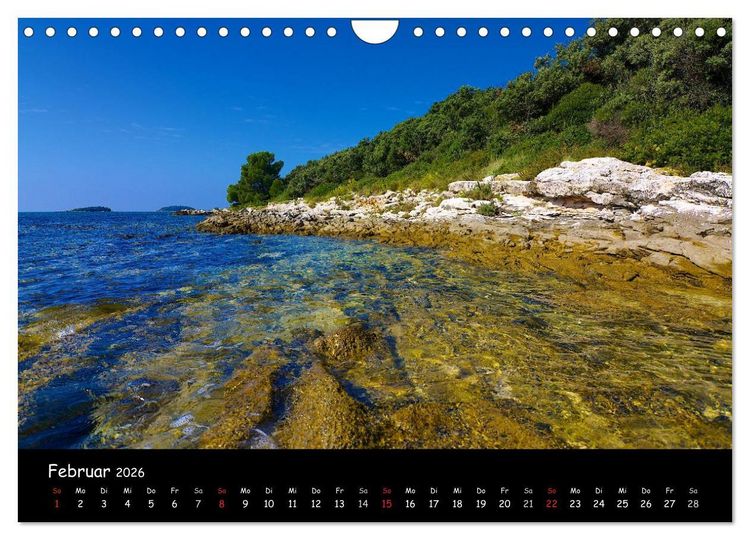 Produktbild: Rund um Vrsar (Wandkalender 2026 DIN A4 quer), CALVENDO Monatskalender