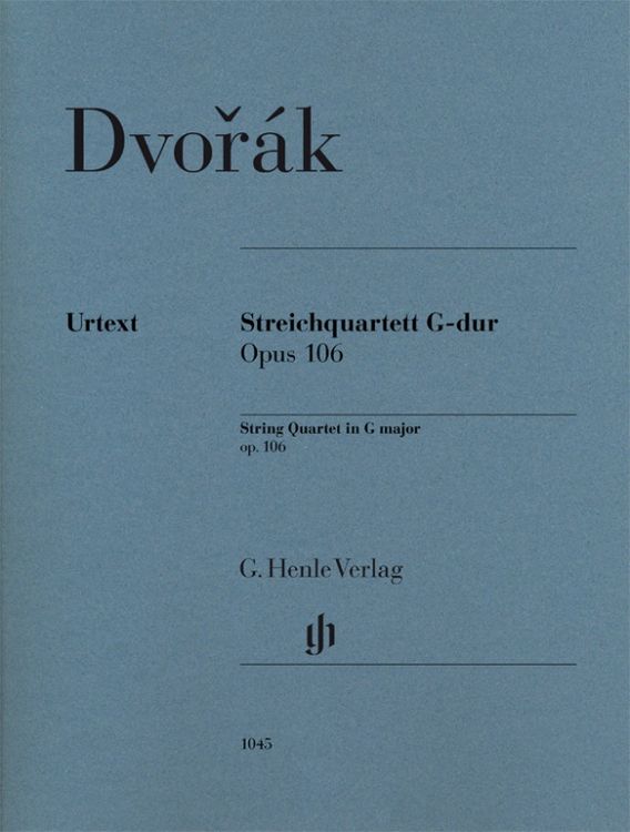 Produktbild: Anton&iacute;n Dvor&aacute;k - Streichquartett G-dur op. 106