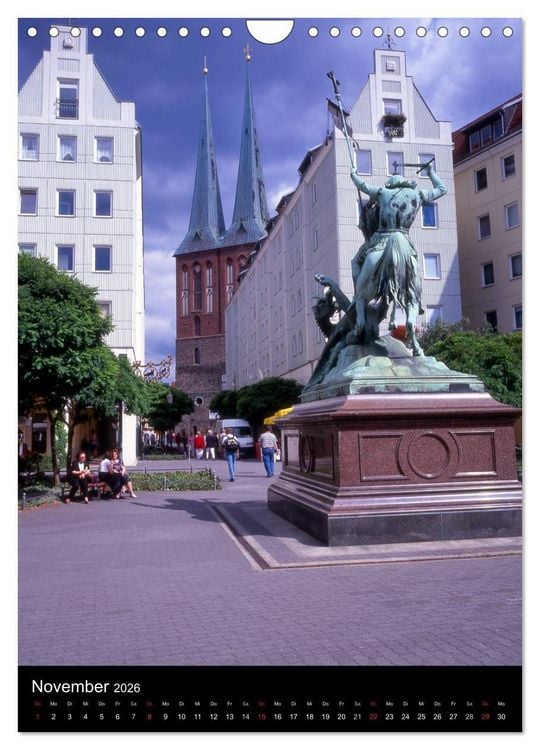 Produktbild: Weltstadt Berlin (Wandkalender 2026 DIN A4 hoch), CALVENDO Monatskalender