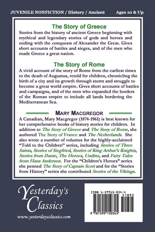 Produktbild: The Story of Rome (Yesterday's Classics)