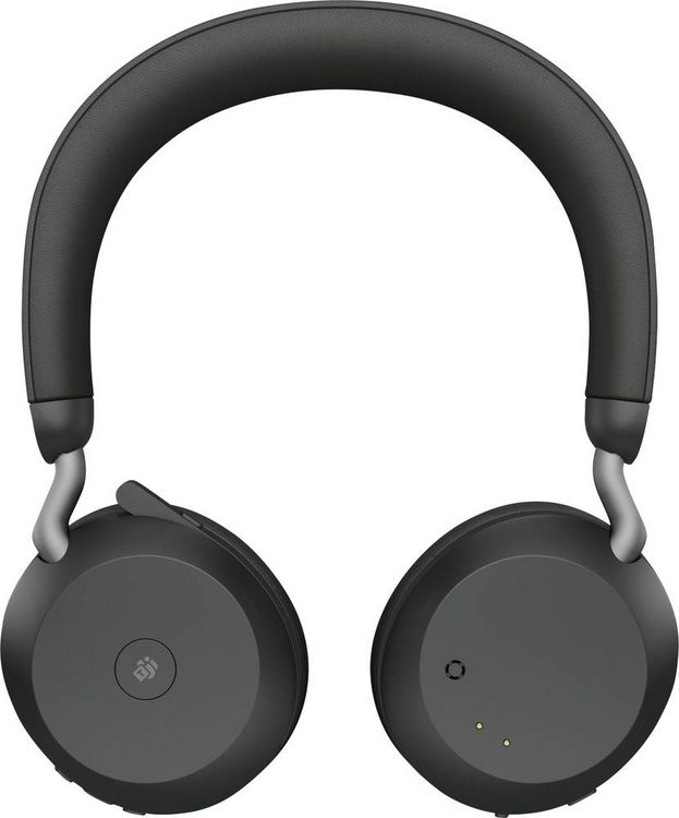 Produktbild: Jabra Evolve2 75 On Ear Headset kabelgebunden Schwarz Batterieladeanzeige, Mikrofon-Stummschaltung Telefon
