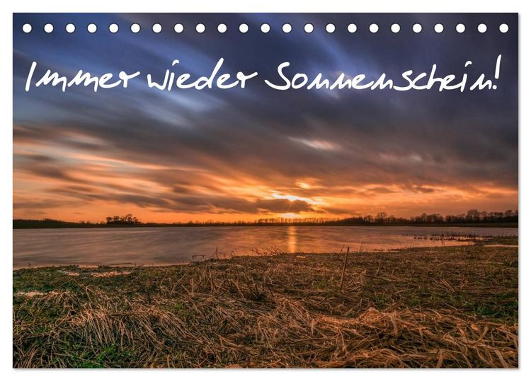 Produktbild: Immer wieder Sonnenschein (Tischkalender 2026 DIN A5 quer), CALVENDO Monatskalender
