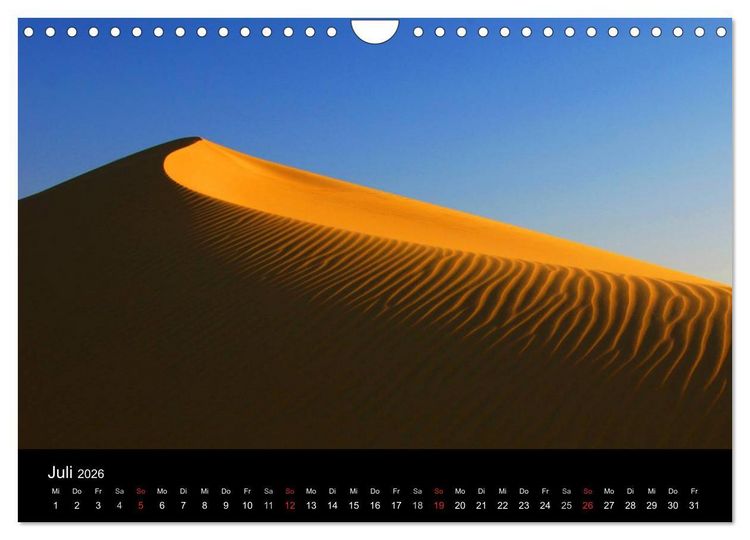 Produktbild: SAHARA (Wandkalender 2026 DIN A4 quer), CALVENDO Monatskalender