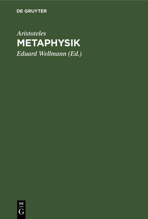 Produktbild: Metaphysik