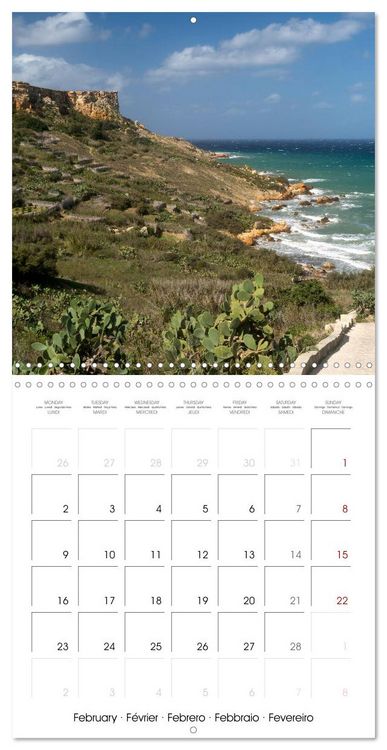 Produktbild: Malta - Gozo and Comino (Wall Calendar 2026 12 &times; 12 Inch) CALVENDO 12 Month Wall Calendar
