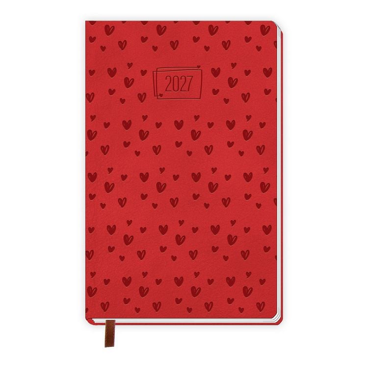 Produktbild: TR&Ouml;TSCH - Taschenkalender A6 Soft Touch Herzchen 2027