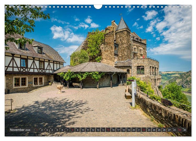 Produktbild: Oberwesel - Stadt der T&uuml;rme (Wandkalender 2026 DIN A3 quer), CALVENDO Monatskalender