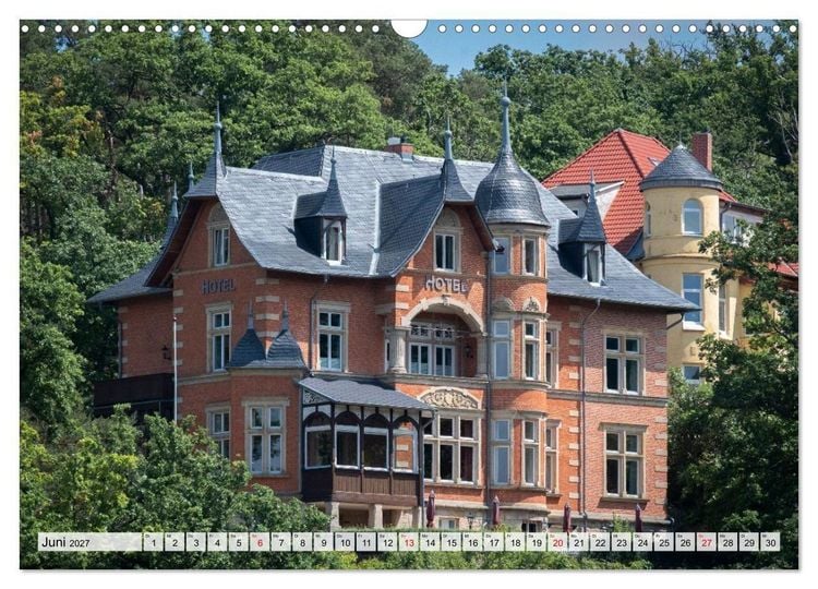 Produktbild: Blankenburg verzaubert - Die Bl&uuml;tenstadt im Harz (Wandkalender 2027 DIN A3 quer), CALVENDO Monatskalender