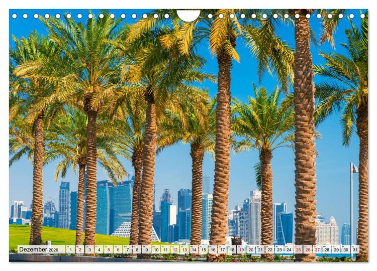 Produktbild: Doha - Hauptstadt von Katar (Wandkalender 2026 DIN A4 quer), CALVENDO Monatskalender
