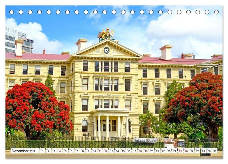 Produktbild: Neuseeland - Land der Kontraste (Tischkalender 2027 DIN A5 quer), CALVENDO Monatskalender