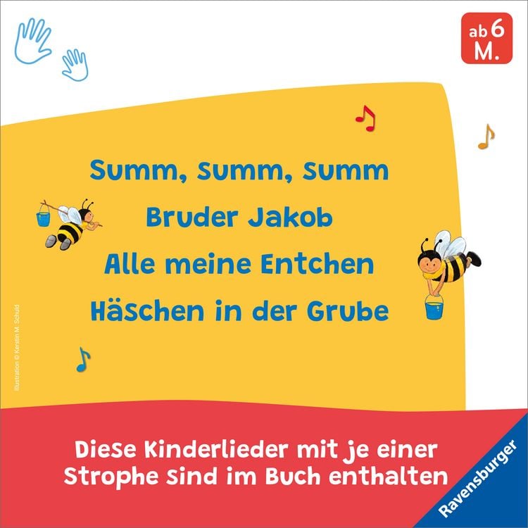 Produktbild: Mein Knuddel-Knautsch-Buch - Meine ersten Kinderlieder