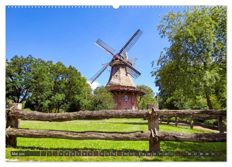 Produktbild: Bad Zwischenahn - Erholung am Meer (hochwertiger Premium Wandkalender 2026 DIN A2 quer), Kunstdruck in Hochglanz