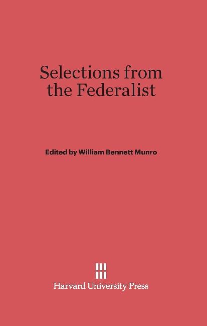 Produktbild: Selections from the Federalist