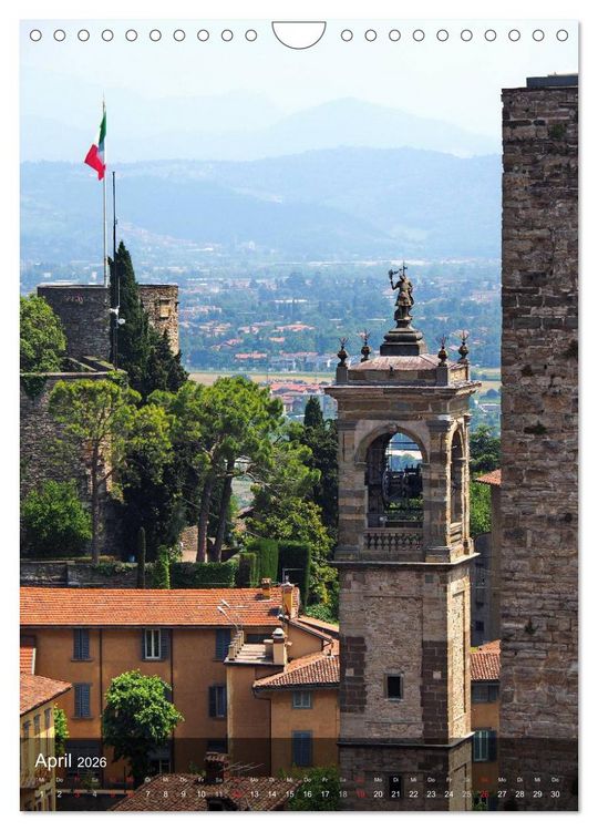 Produktbild: Bergamo (Wandkalender 2026 DIN A4 hoch), CALVENDO Monatskalender