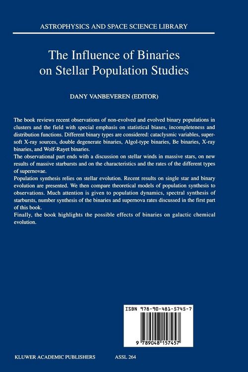 Produktbild: The Influence of Binaries on Stellar Population Studies