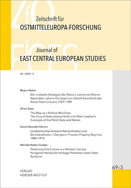 Produktbild: Zeitschrift f&uuml;r Ostmitteleuropa-Forschung (ZfO) 69/3 / Journal of East Central European Studies (JECES)