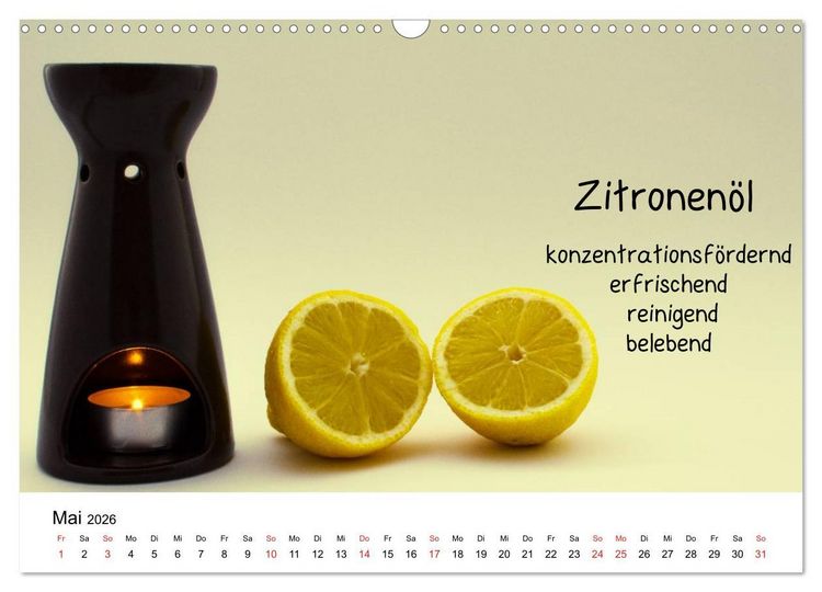 Produktbild: Aromatherapie - D&uuml;fte f&uuml;r die Seele (Wandkalender 2026 DIN A3 quer), CALVENDO Monatskalender