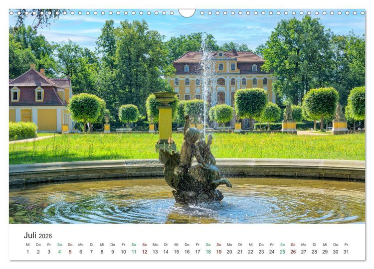Produktbild: Schl&ouml;sser - Bauwerke der Vergangenheit (Wandkalender 2026 DIN A3 quer), CALVENDO Monatskalender