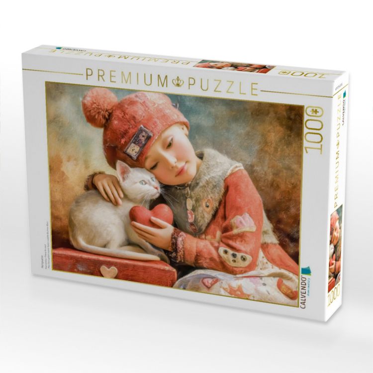 Produktbild: CALVENDO Puzzle Herzpoesie | 1000 Teile Lege-Gr&ouml;&szlig;e 64x48cm Foto-Puzzle f&uuml;r gl&uuml;ckliche Stunden