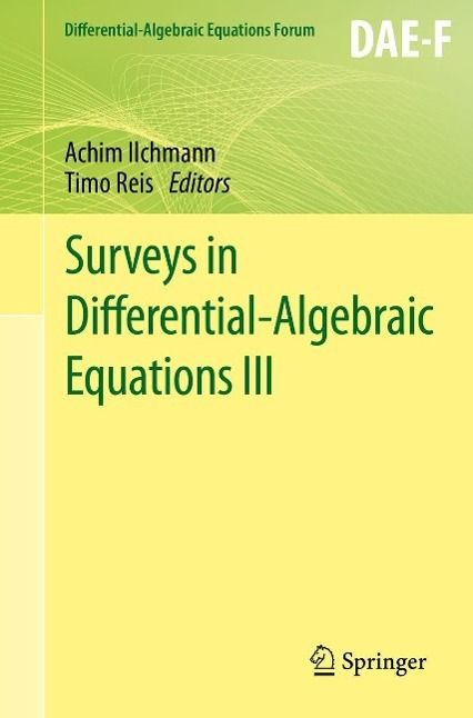 Produktbild: Surveys in Differential-Algebraic Equations III