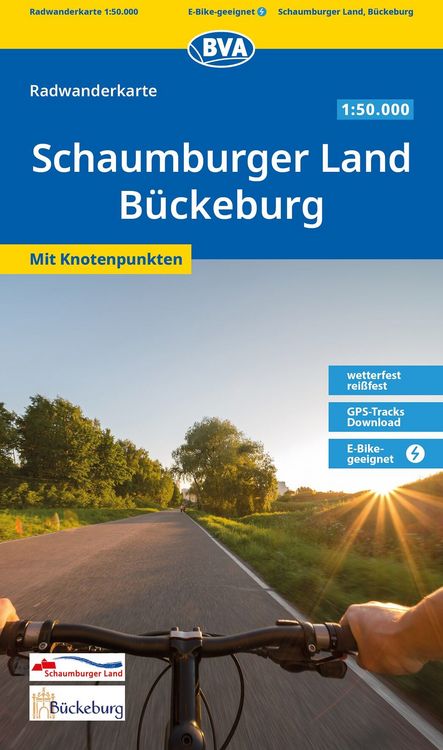 Produktbild: BVA Radwanderkarte Schaumburger Land / B&uuml;ckeburg mit Knotenpunkten 1:50.000
