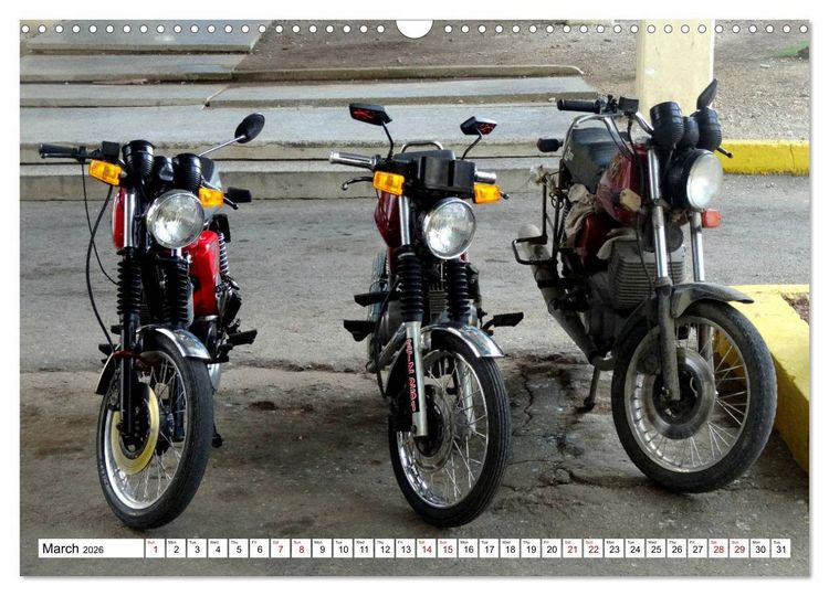 Produktbild: The Legendary MZ (Wall Calendar 2026 DIN A3 landscape), CALVENDO 12 Month Wall Calendar