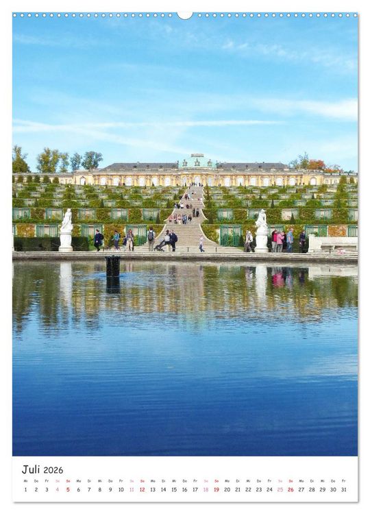 Produktbild: Der Park Sanssouci - ein Traum (Wandkalender 2026 DIN A2 hoch), CALVENDO Monatskalender