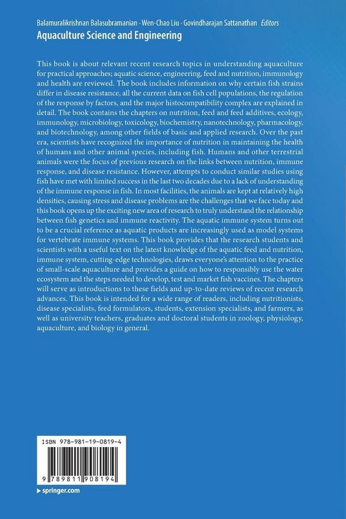 Produktbild: Aquaculture Science and Engineering
