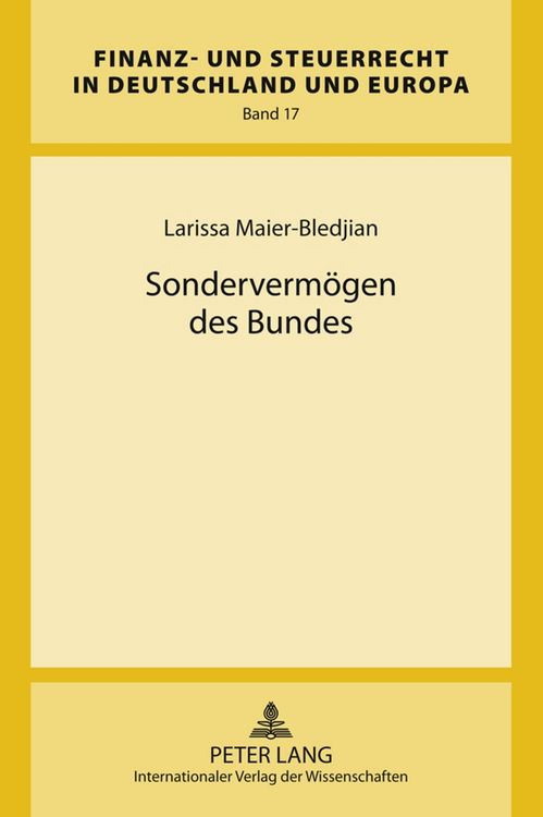 Produktbild: Sonderverm&ouml;gen des Bundes
