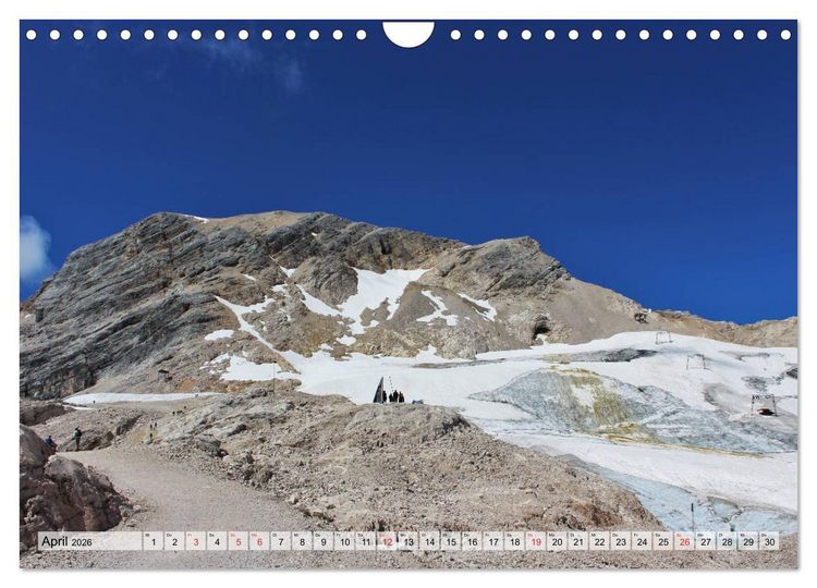 Produktbild: Zugspitze - Der h&ouml;chste Berg Deutschlands (Wandkalender 2026 DIN A4 quer), CALVENDO Monatskalender