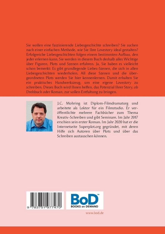 Produktbild: Liebesgeschichten schreiben: Ratgeber f&uuml;r Drehbuch und Roman