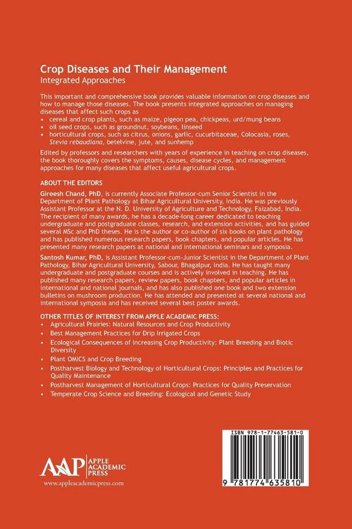 Produktbild: Crop Diseases and Their Management