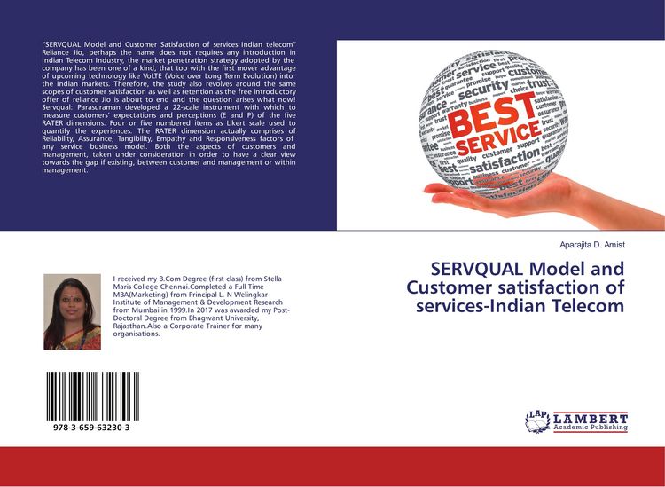 Produktbild: SERVQUAL Model and Customer satisfaction of services-Indian Telecom