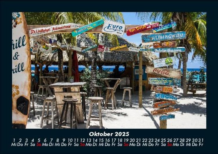 Produktbild: Karibik 2025 Fotokalender DIN A5